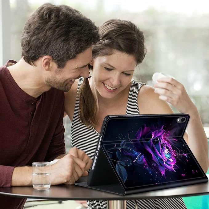 Glowing Purple Roses