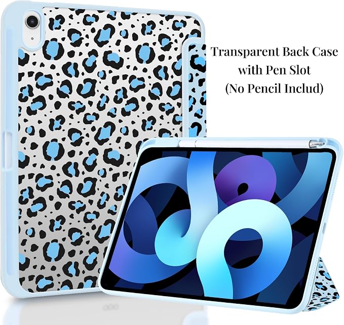 Blue Leopard Print