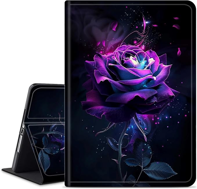 Glowing Purple Roses
