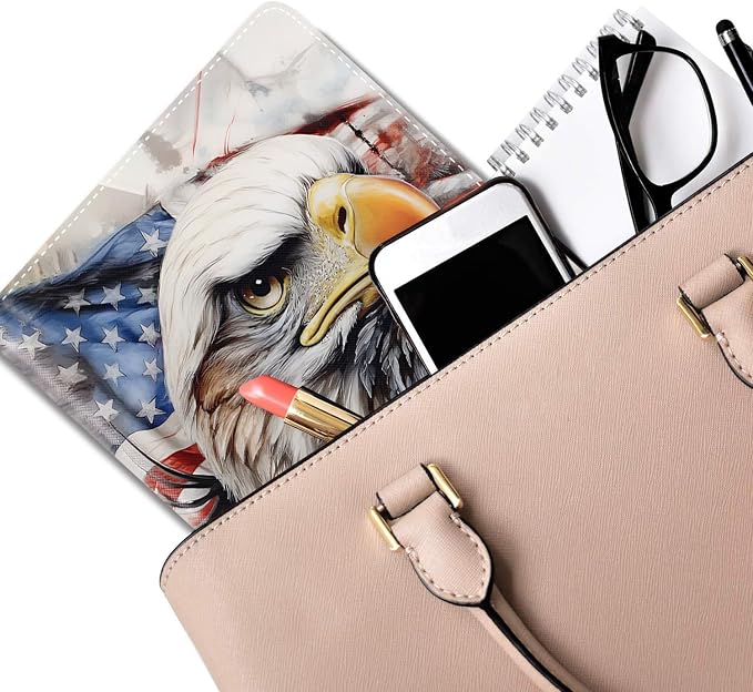 Patriotic American Flag Bald Eagle