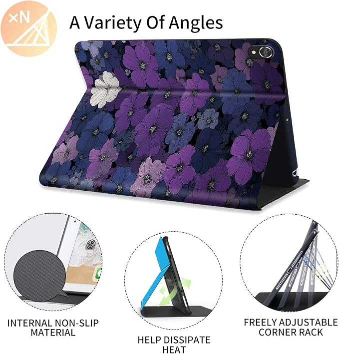 Dark Purple Florals