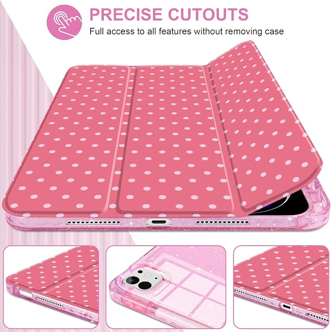 Dark Pink Polka Dot