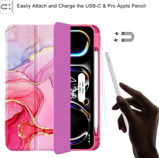 C-Hot Pink Marble