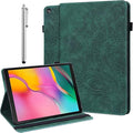 ALILANG Case for Kindle Fire HD 10 (9th Gen 2019/7th Gen 2017/5th Generation 2015) 10.1 Multiple Viewing Angles PU Leather Flip Stand Cover for Amazon Fire HD 10 Case -Green