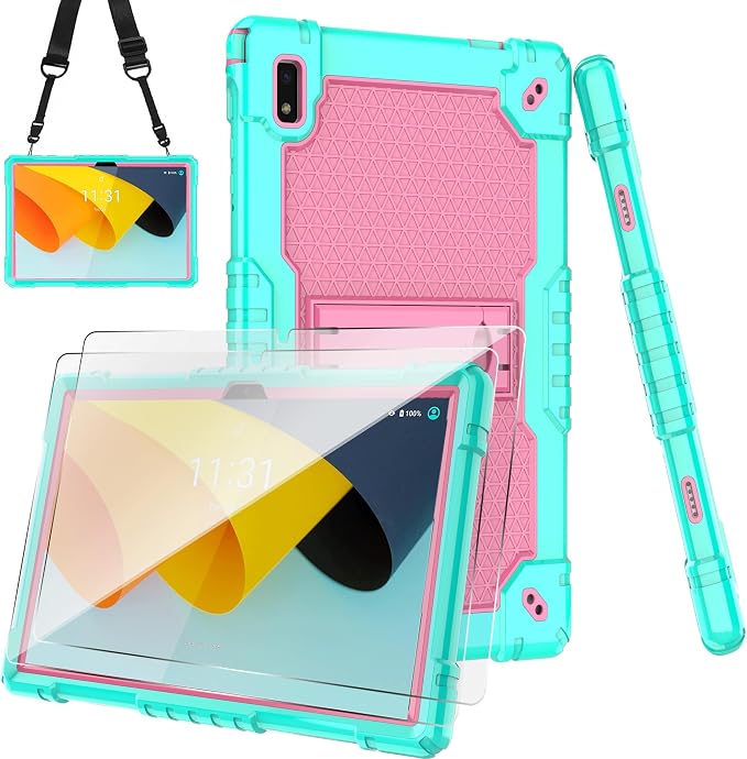 Green/Pink+2PCS Glass