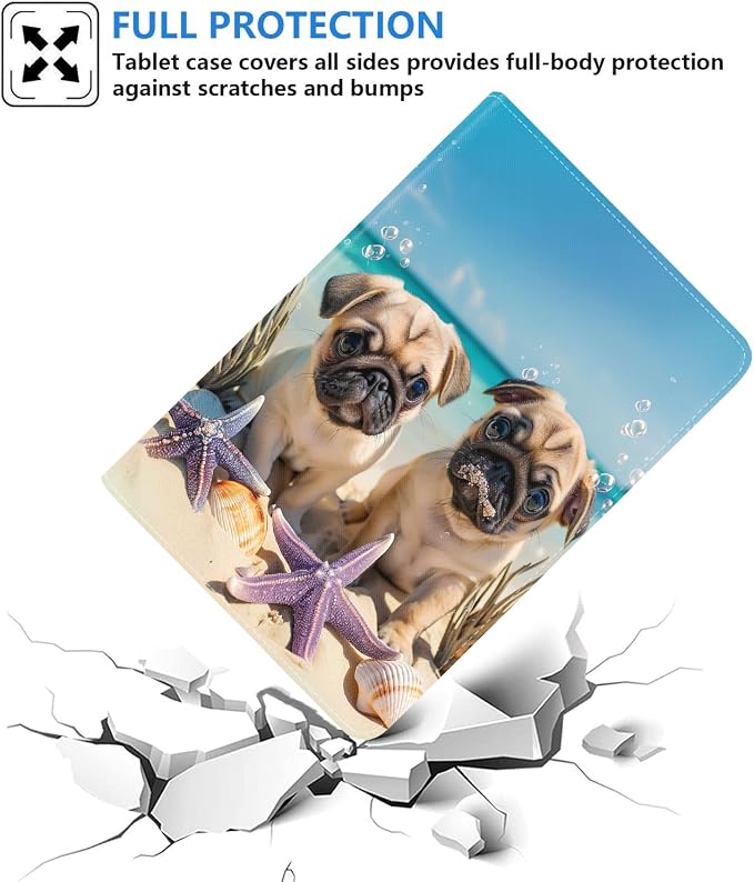 Funny Beach Pug
