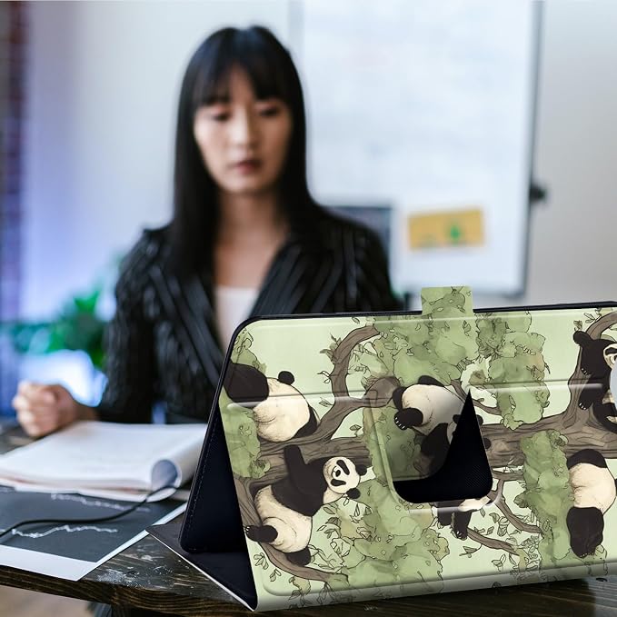 Funny Black Panda Bamboo
