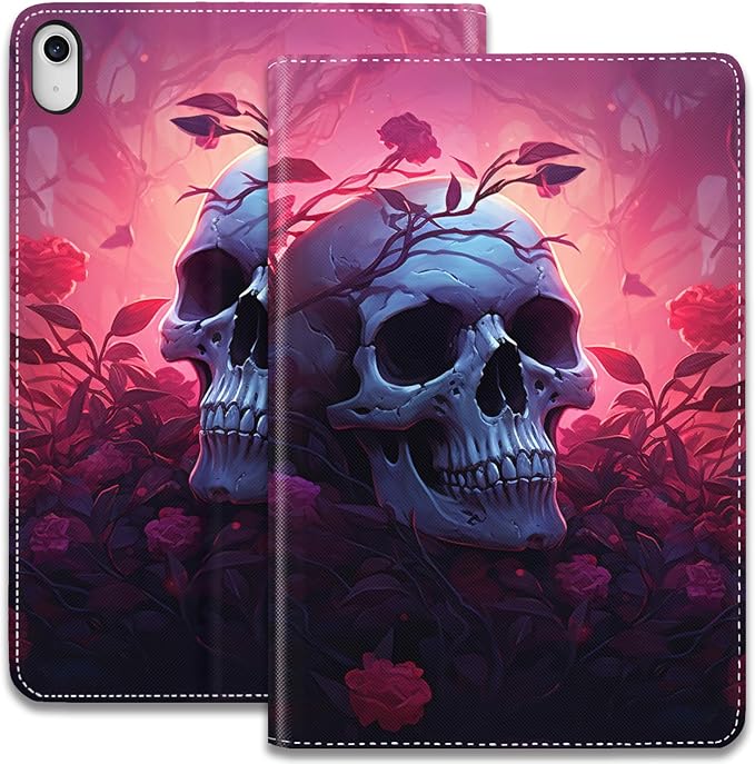 Red Rose Skull