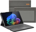 CoBak Case for Microsoft Surface Pro 12 (2025) Premium Business Cover with Multi-Angle Stand Embedded Stylus Holder Keyboard Support &amp Built-in Organizer – Tailored for ProfessionalsFabric Gr