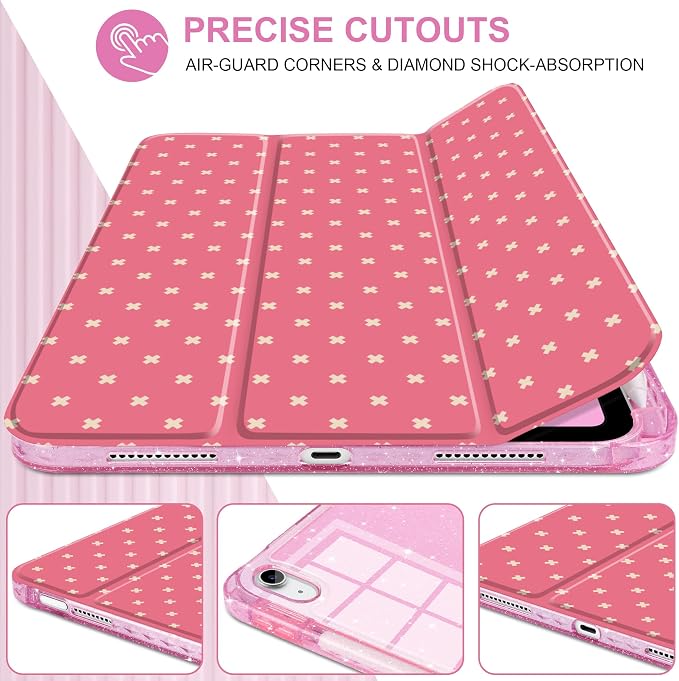 Dark Pink Cross Dot