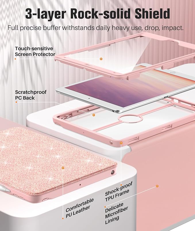 glitter light pink