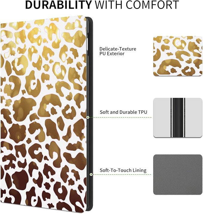 Gold Leopard Cheetah Print