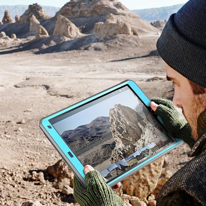 SUPCASE Unicorn Beetle PRO Case for iPad Air 3 (2019) and iPad Pro 10.5'' (2017) Heavy Duty with Built-in Screen Protector Full-Body Rugged Protective Case(Blue)