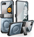 SUPCASE for Samsung Galaxy Z Flip 7 Case with Stand &amp Front Screen Protector (Unicorn Beetle Grip) [Support MagSafe] [Hinge Protection] Full Body Military-Grade Rugged Back Phone Cover Tilt
