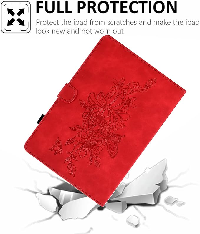 Embossed Red