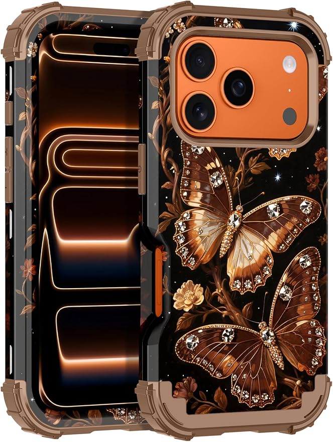 Caramel Gold Butterfly