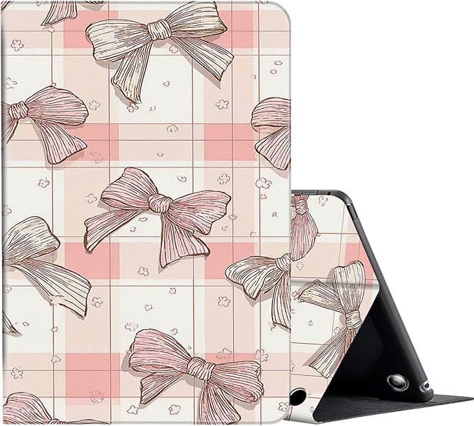 Coquette Pink Bow Plaid