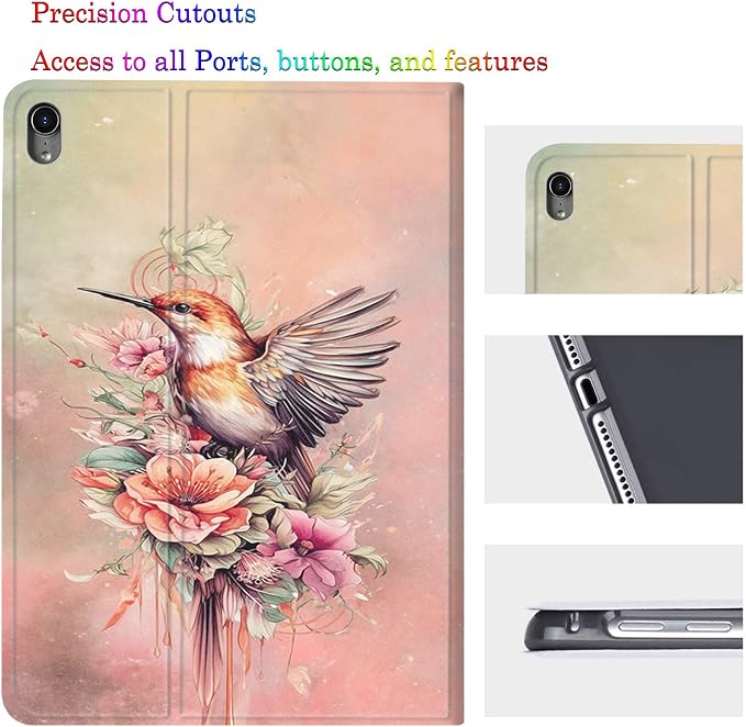 Hummingbird and Flower