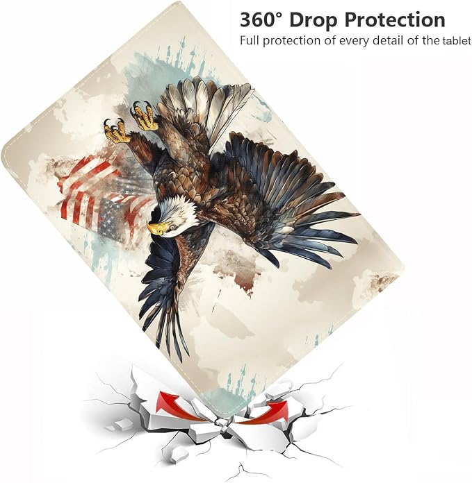 American Flag Bald Eagle