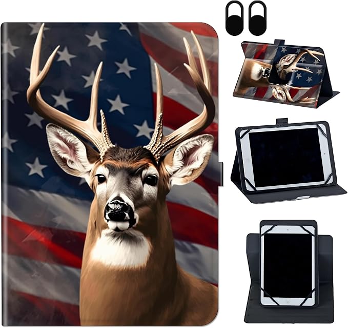 American flag deer