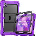 HXCASEAC for Lenovo Idea Tab 11 Case Tab M11 / K11 Case (TB336FU/TB330FU) Shockproof Design | Screen Protector | Built-in Stand | Pen Holder Lenovo Idea Tab 11 / M11 Tablet Cover Kids - Purple