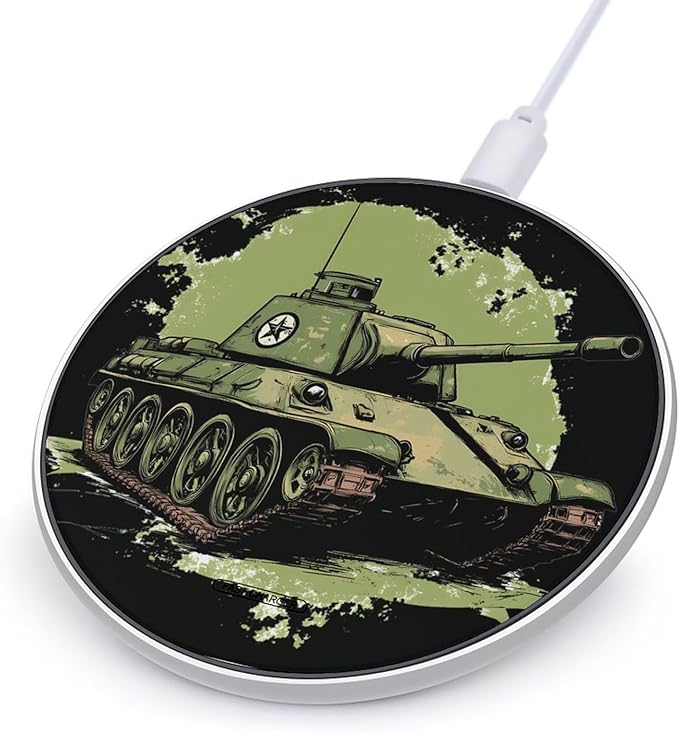 Medium Tank Phone Charger Magnetic Charging Pad Anti-Slip with USB Cable