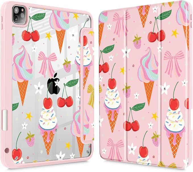 Ice Cream-Bows-Pink