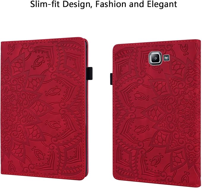 03# Red Paisley Flower
