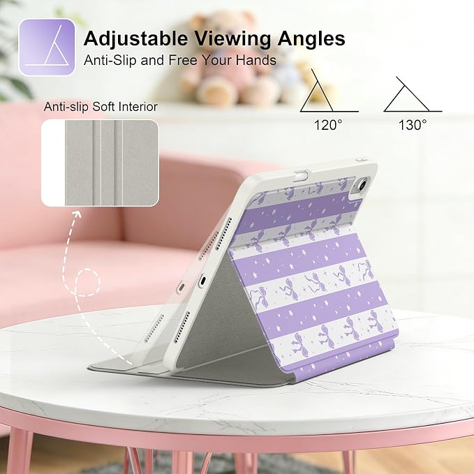 Bow-Lilac Striped