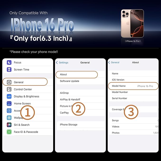 DMJN UNBREAK Glass for iPhone 16 Pro Privacy Screen Protector (13FT Military Grade Shatterproof &amp 100% Anti-Spy) Privacy Screen iPhone 16 Pro Tempered Glass (Easy Installation)2 Pack