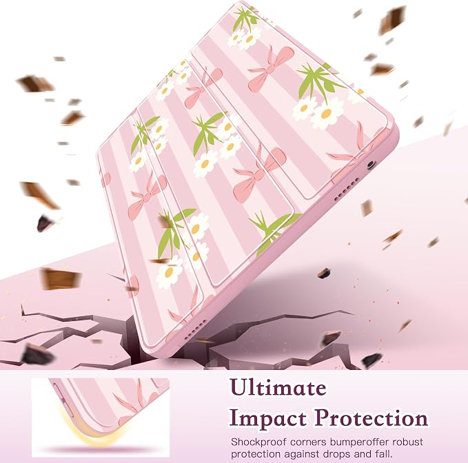 Pink Daisy Bow