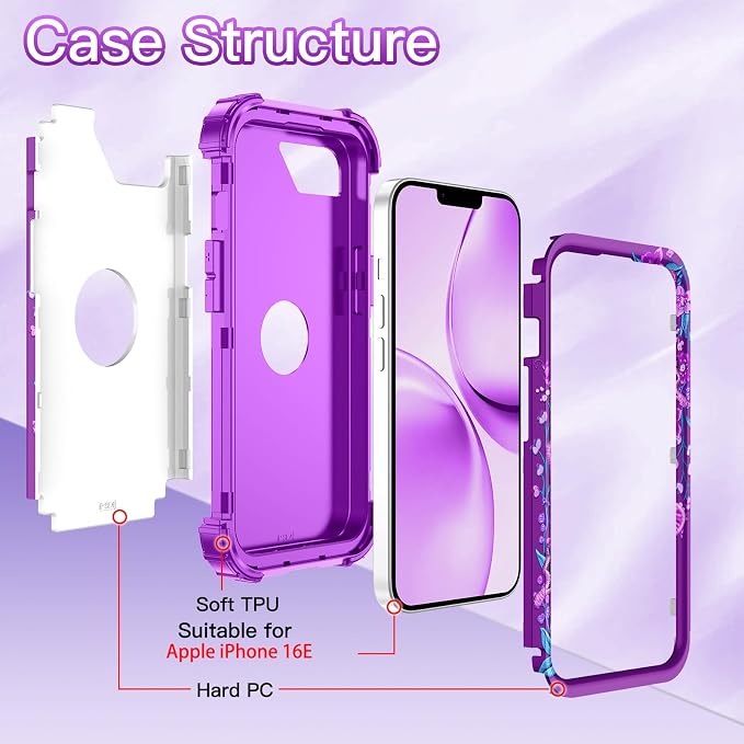 Diamond Purple Butterfly