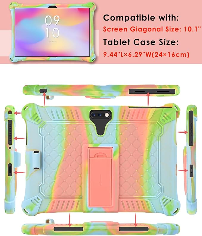 Orange Pink & Blue