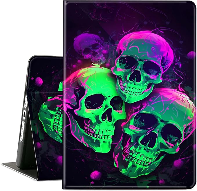 Green Purple Skull
