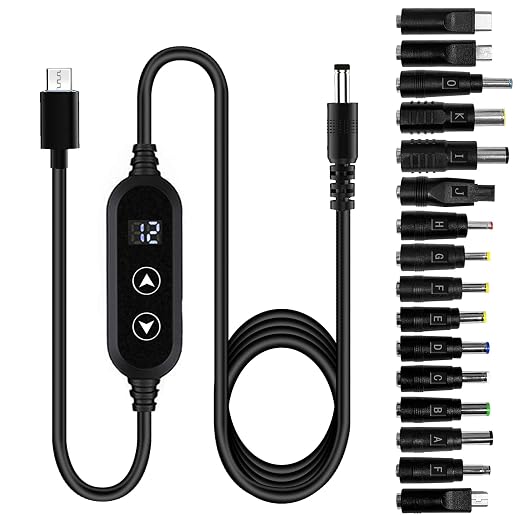 Black-65W with 16 Adapter DC Cable