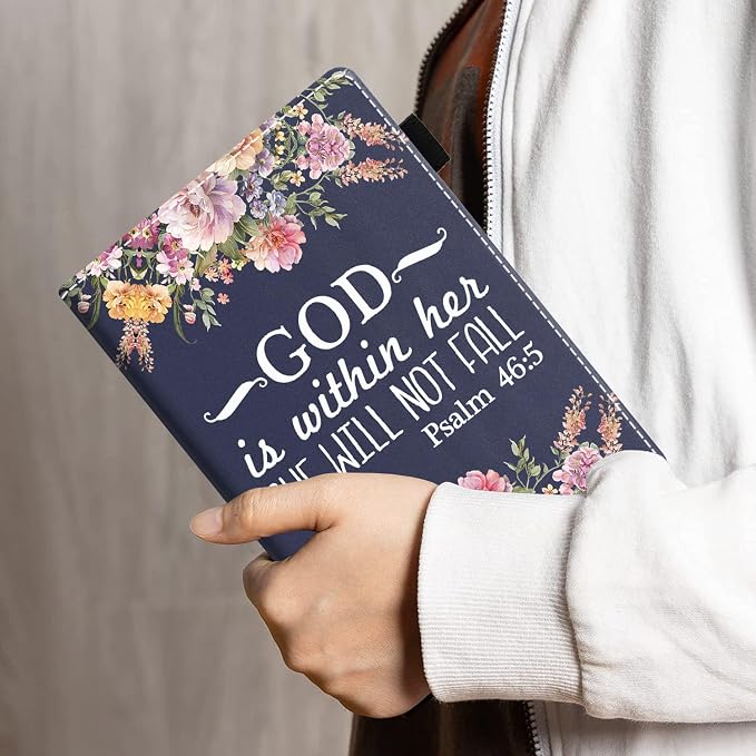 Floral Quote Bible Verse Psalm 46:5