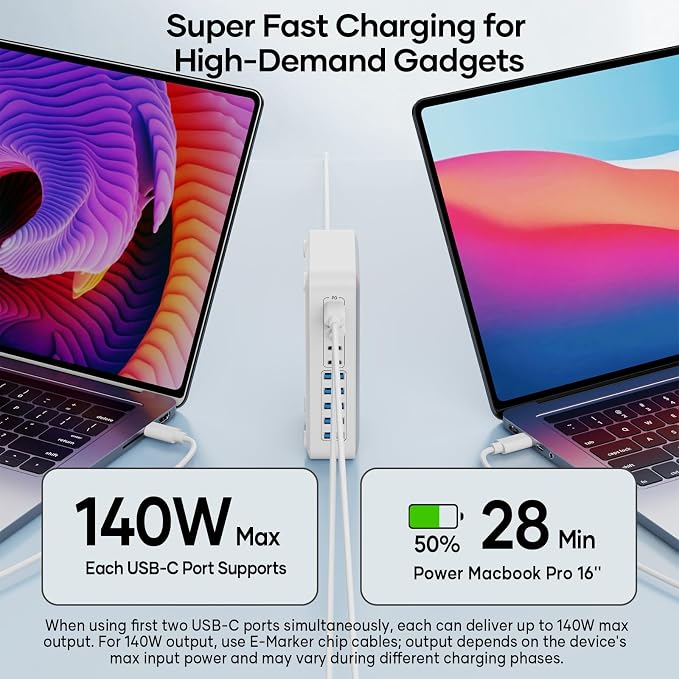 Flat Charger 450W White