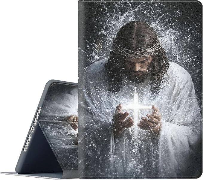 Case for Samsung Galaxy Tab A11 Plus/A9 Plus 11 Inch 2025/2023Adjustable Stand Auto Wake/Sleep Function Full Body Protection Cover - Christian Jesus