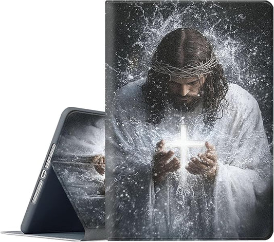 Case for Samsung Galaxy Tab A11 Plus/A9 Plus 11 Inch 2025/2023Adjustable Stand Auto Wake/Sleep Function Full Body Protection Cover - Christian Jesus