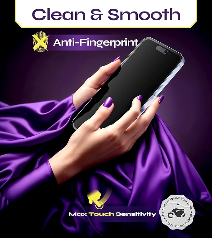 Defenslim for iPhone 17 Pro Screen Protector (2Pack) 6.3 Tempered Glass 9H Hardness Ultra HD Clear Case Friendly Easy Auto-Dust &amp Align Install Kit WonderShield
