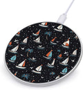 Funny Sailboat Wireless Charger Anti-Slip Wireless Charging Pad Slim Charger Mat for Men Women