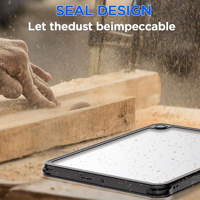 AICase for Waterproof iPad (A16) 11th Generation 11 Inch 2025 iPad 10th Generation Case 10.9 2022[Built-in Screen Protector&ampStand] [IP68 Waterproof] Full Body Rugged Shockproof Protective Cover
