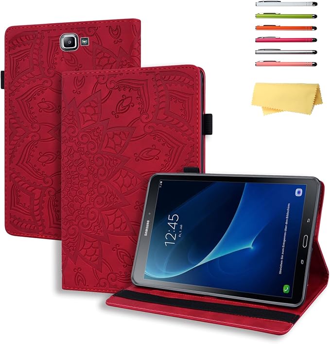 03# Red Paisley Flower
