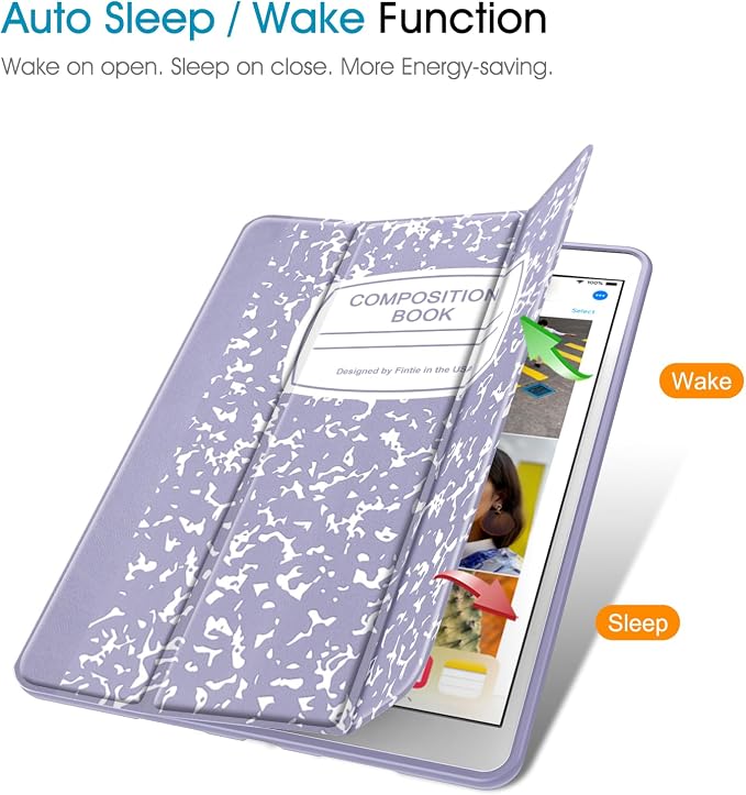 composition book lilac