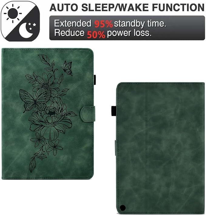02# Green Butterfly Flower