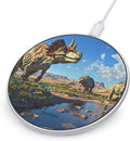 Dinosaurs Wireless Charger Anti-Slip Wireless Charging Pad Slim Charger Mat for Men Women