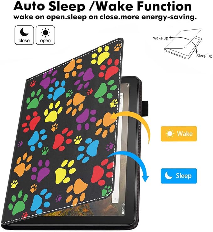 Colorful Dog Paw Print