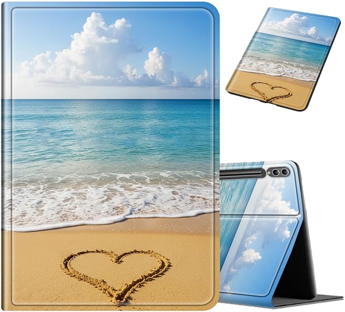 Beach Sand Heart Ocean