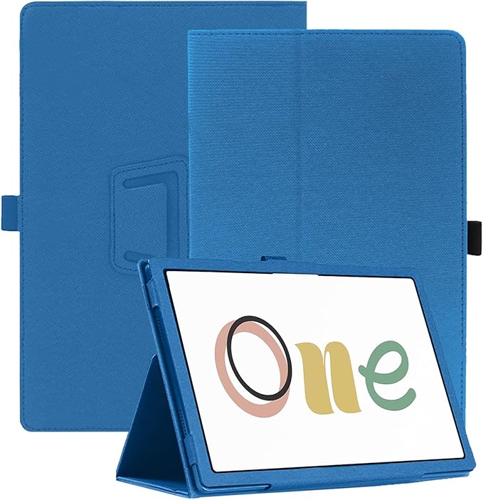 Case for Wacom One 14NOUKAJU Tablet Protection CoverFolding Stand with Pencil Holder and Wrist StrapDrop-ResistantProtection Case for Wacom One 14 Drawing Tablet 14inch(Blue)