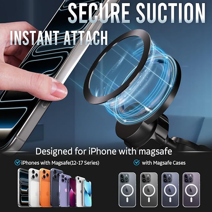 Magnetic Phone Floor Stand Aluminum iPhone Overhead Stand with Adjustable Arm &amp Remote for Multi-Angle Creative Shooting Stable Stand for iPhone/Android
